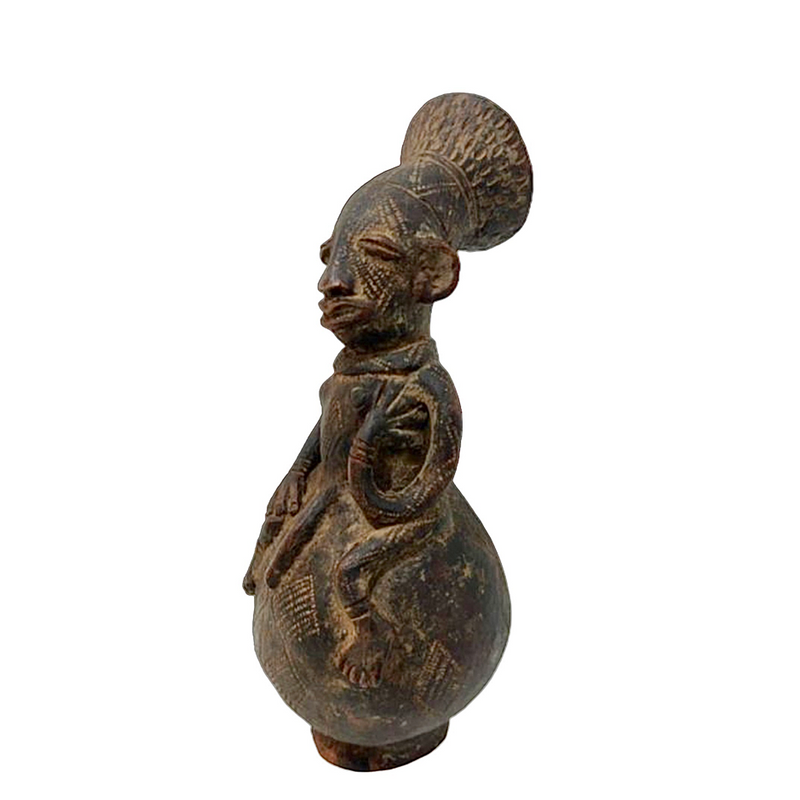 Mangbetu Tonkrug -Terracotta  - Congo DRC