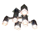Cubic Deckenlampe von Gaetano Sciolari für Sciolari 1970