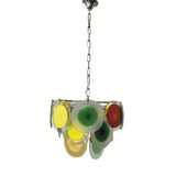 Arlecchino Murano Glass Cascade Lamp by Gino Vistosi, 1960