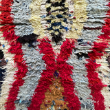 Berber Boucherouite carpet Morocco "Tapis Tableau"