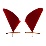 Cone Chairs von Verner Panton 1960 für Plus Linje Vintage