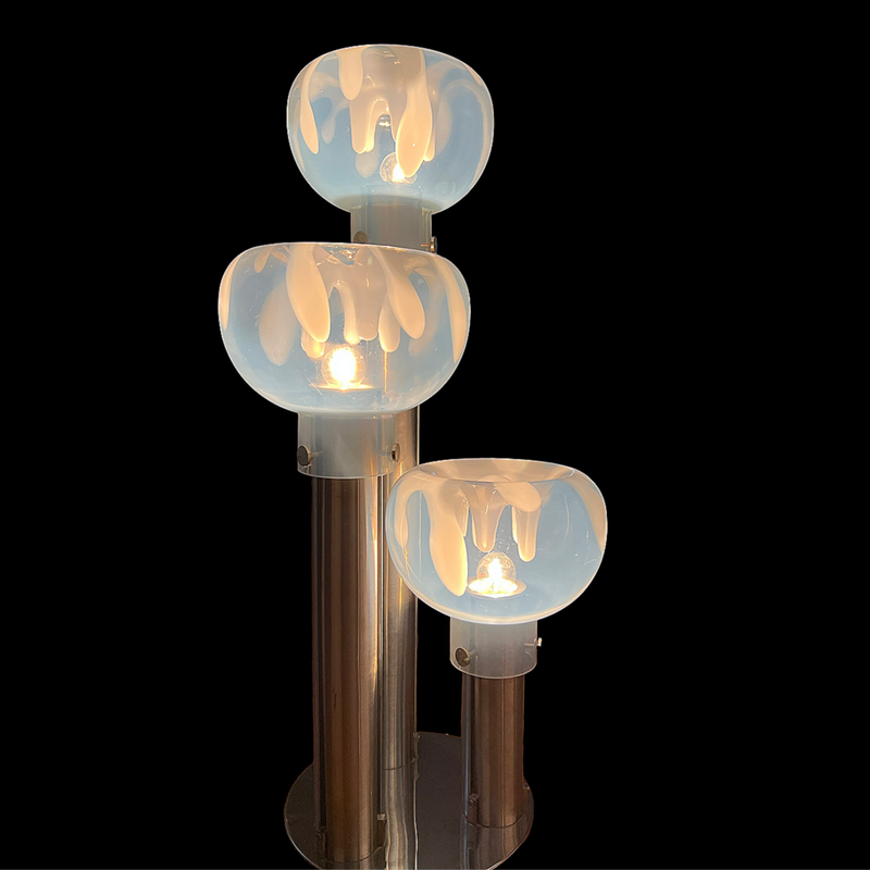 70er Murano Glas Stehlampe von Toni Zuccheri für die Firma Veart, Vintage