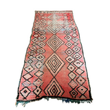 Berber vintage Boujad carpet from Morocco